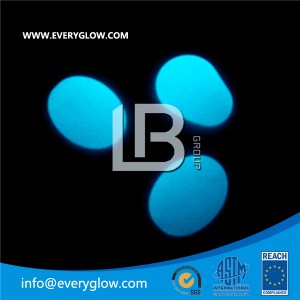 Blue color photoluminescent cobble LBSB-CS