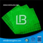 Yellow-green glow in the dark glass mosaic tile LBG-GM