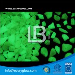 green color photoluminescent gravel 10-15mm