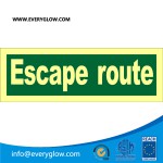 Escape route - text only