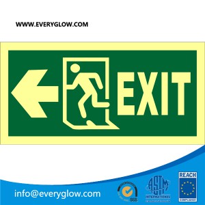 Lower case Exit with arrow left