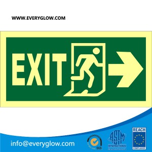 Lower case Exit with arrow right