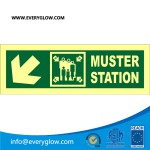 Muster station diagonally down left