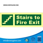 Stairs to fire exit