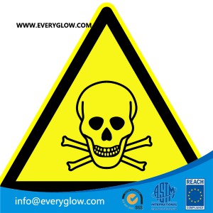 Warning of toxic substances