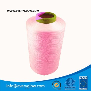 pink yarn 300d dty polyster